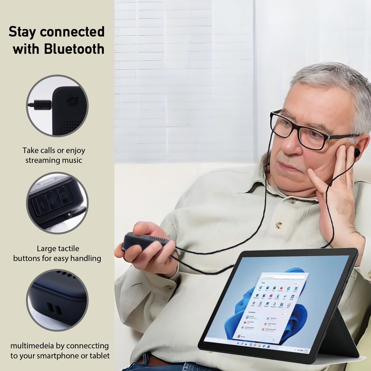 Anechoease AK-110  Personal Sound Amplifier and wearable speaker